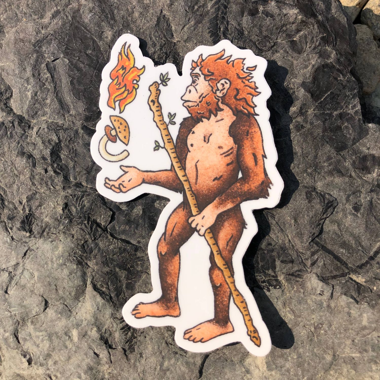 Stoned Ape Hypothesis Vinyl Sticker