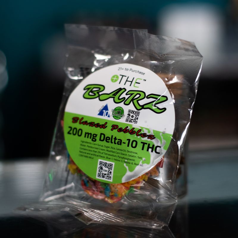 Delta 10 THC - Cereal Barz - Blazed Pebbles 200mg 