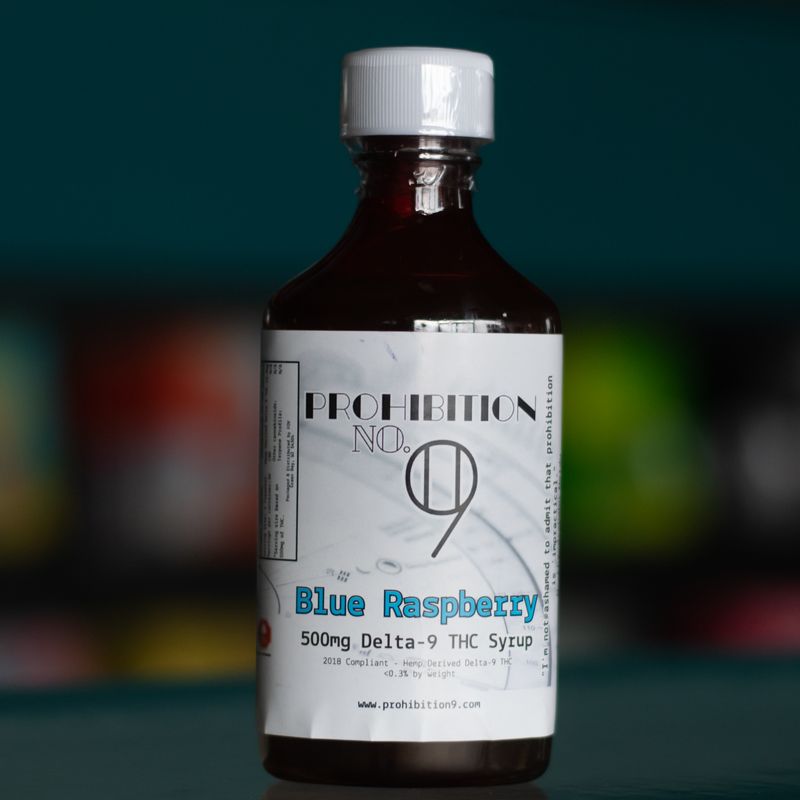 Delta 9 THC - Syrup - Blue Raspberry 500mg 
