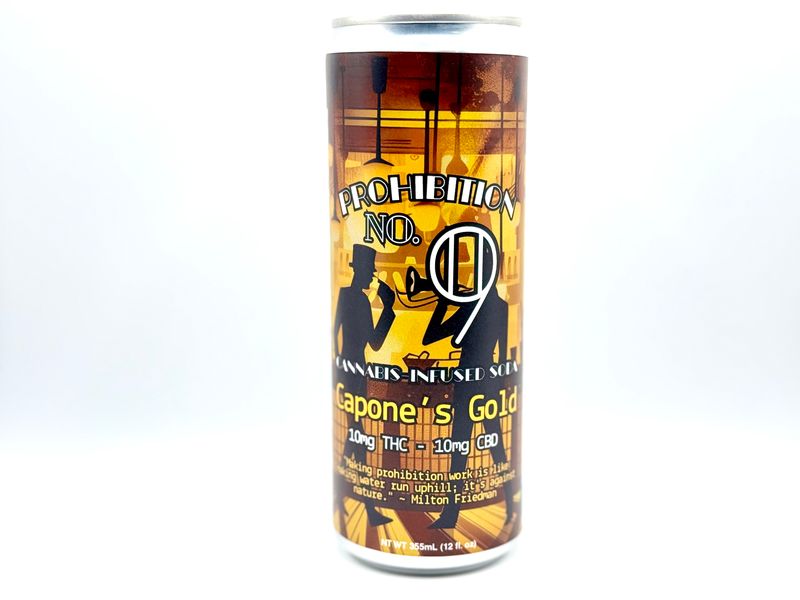 Delta 9 THC - Beverage - Prohibition 9 Capone's Gold