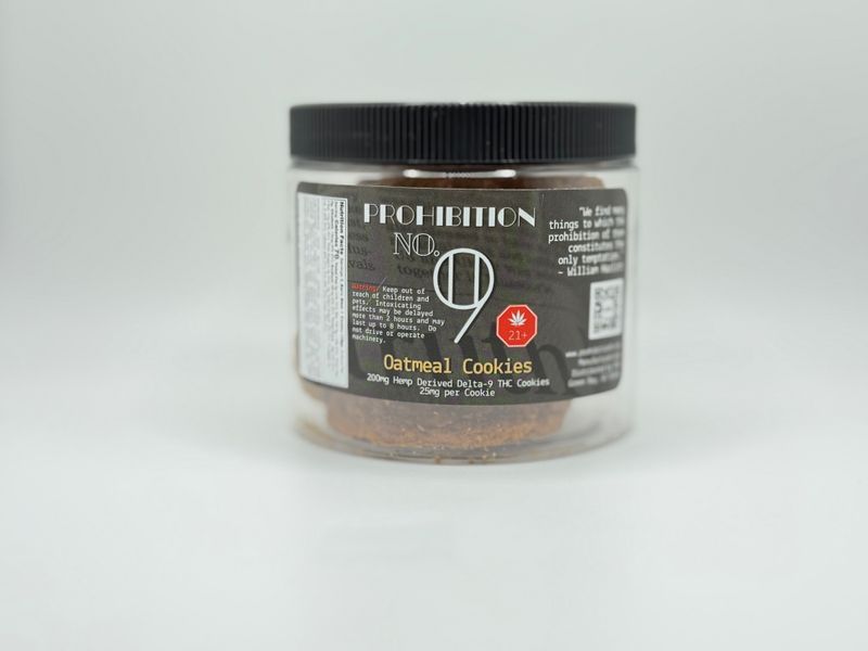 Delta 9 THC - Cookies - Oatmeal 200mg