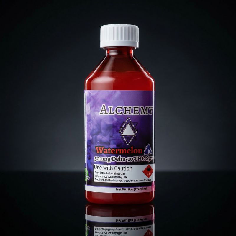 Delta 10 THC - Syrup - Watermelon 500mg 