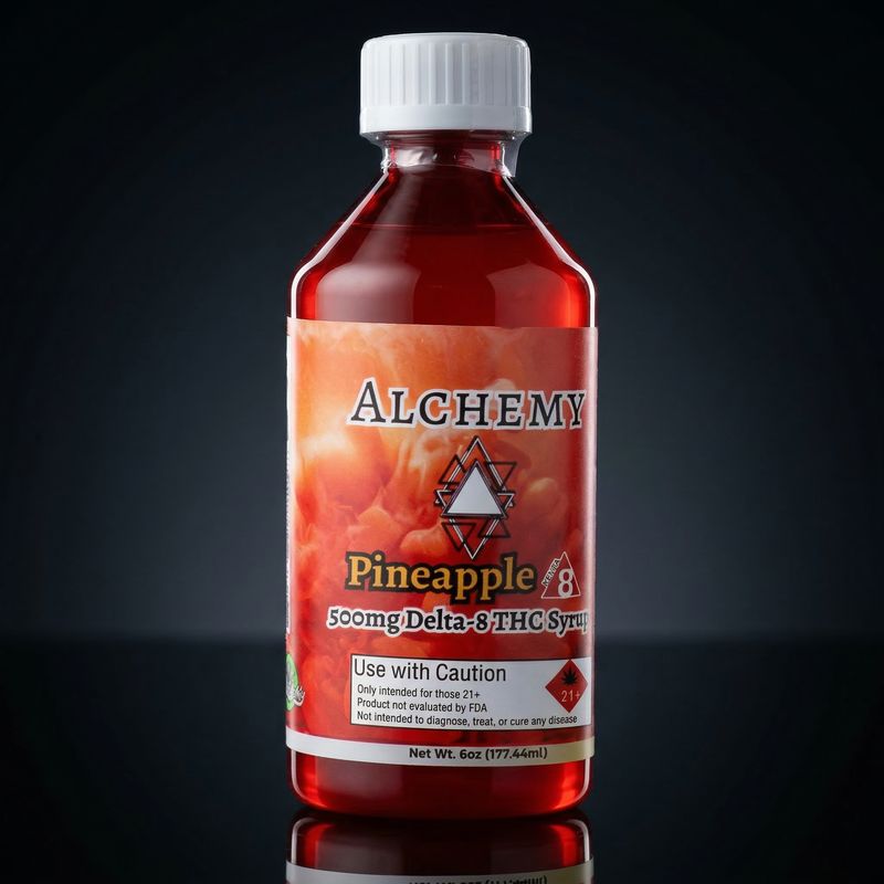 Delta 8 THC - Syrup - Pineapple 500mg