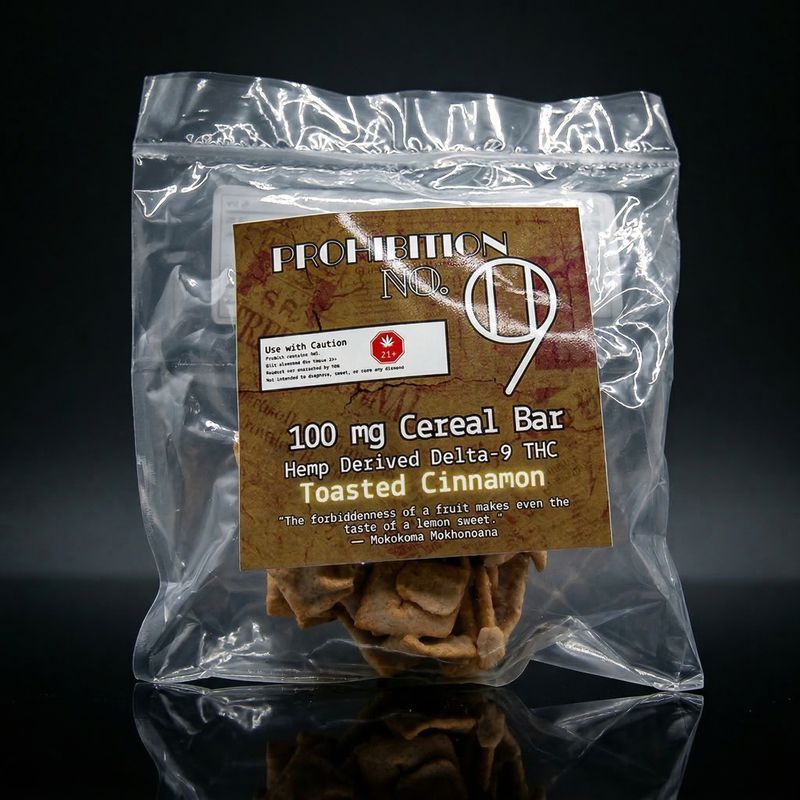 Delta 9 THC - Cereal Barz - Toasted Cinnamon 100mg