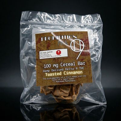 Delta 9 THC - Cereal Barz - Toasted Cinnamon 100mg