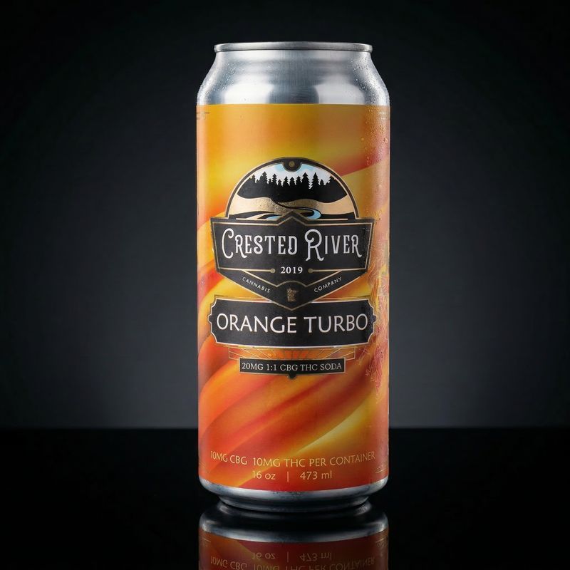 Delta 9 THC - Beverage - Orange Turbo