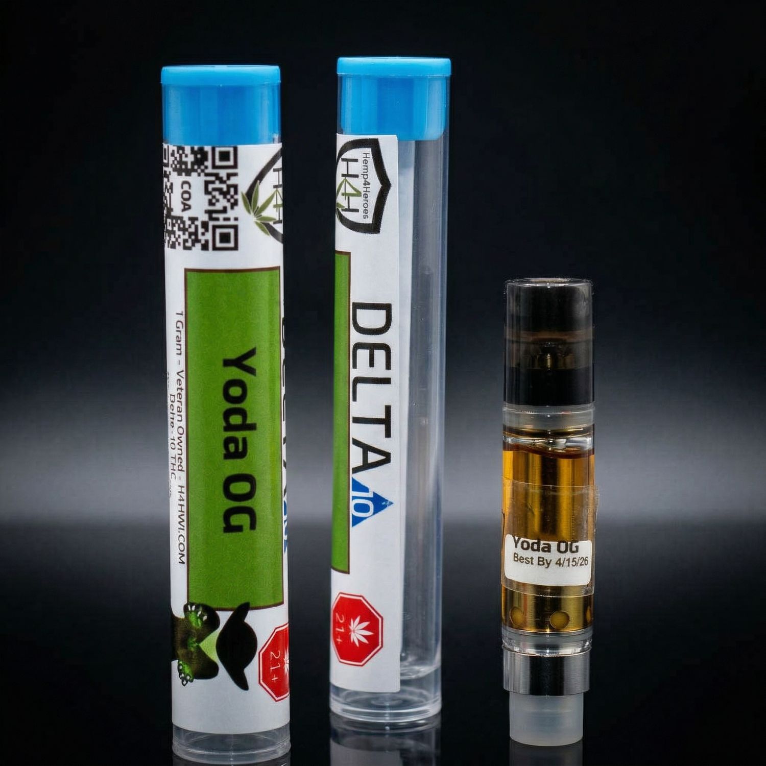 Delta 10 THC - Cartridge - Yoda OG 1g