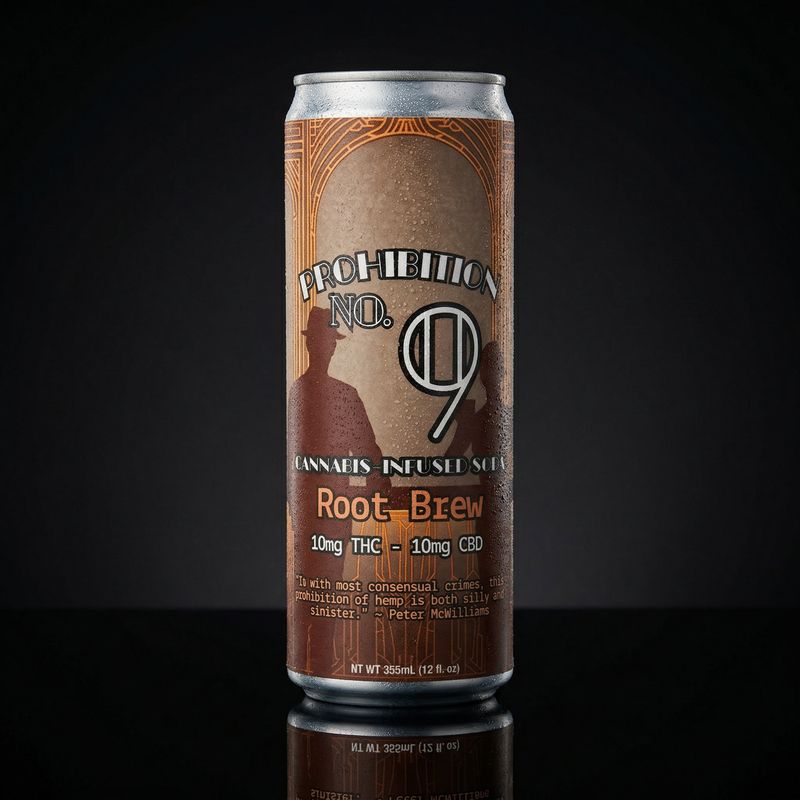 Delta 9 THC - Beverage - Prohibition 9 Root Brew