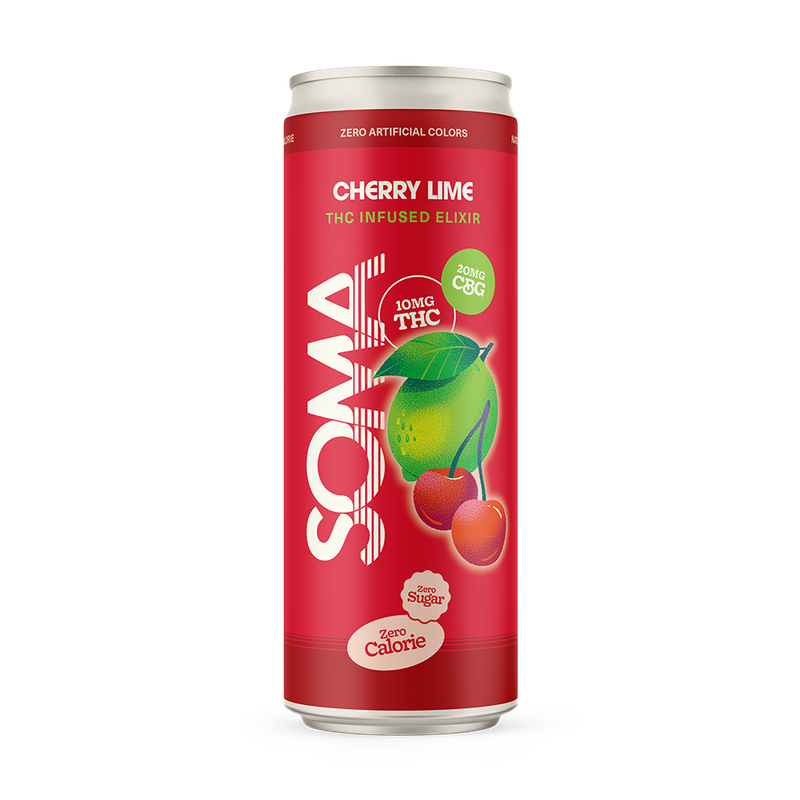 Delta 9 THC - Beverage - Soma - Cherry Lime 10mg