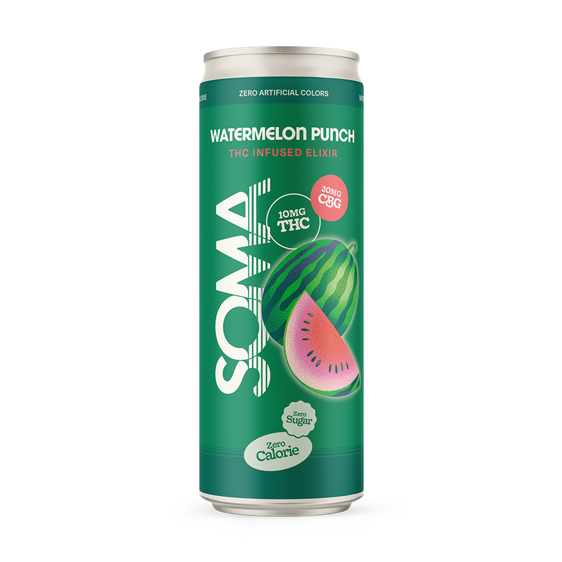 Delta 9 THC - Beverage - Soma - Watermelon 10mg