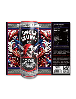 Delta 9 THC - Beverage - Uncle Skunk - Cola 100mg