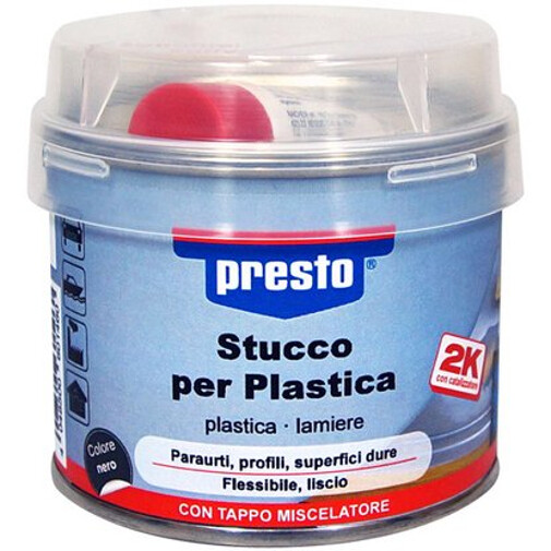 DUPLI COLOR STUCCO ELASTICO PER PLASTICA bicomponente AUTO MOTO catalizzato