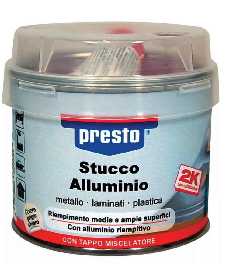 DUPLI COLOR STUCCO ALLUMINIO bicomponente per auto moto camper