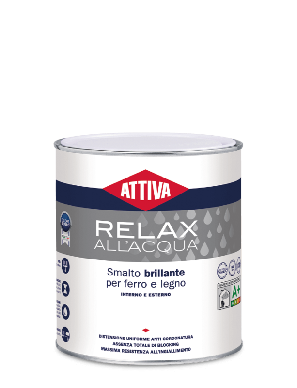 BOERO ATTIVA RELAX Smalto acrilico BRILLANTE all’acqua eco-friendly