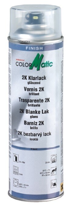 DUPLI COLOR Vernice spray catalizzata 2K trasparente prefessionale per autoriparazione