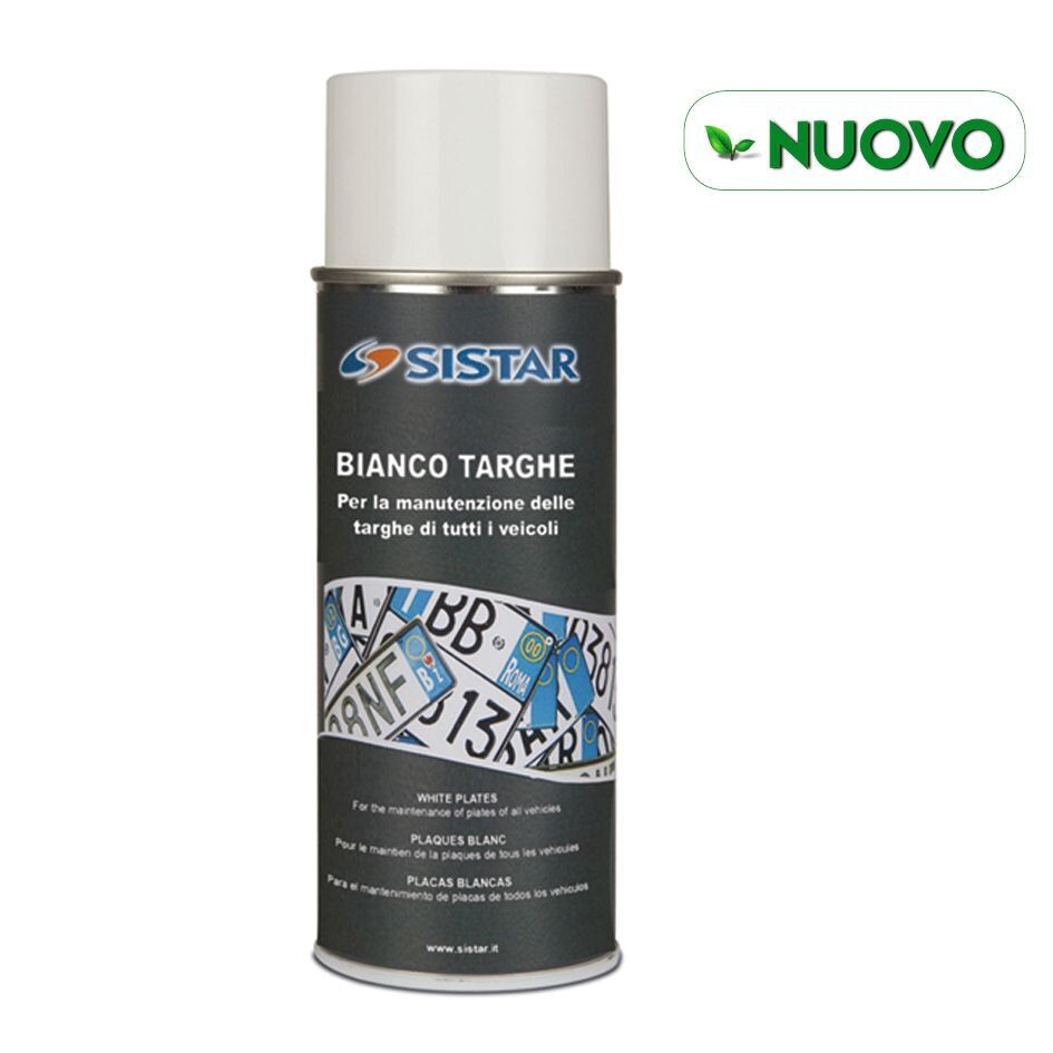 SISTAR Bianco targhe spray