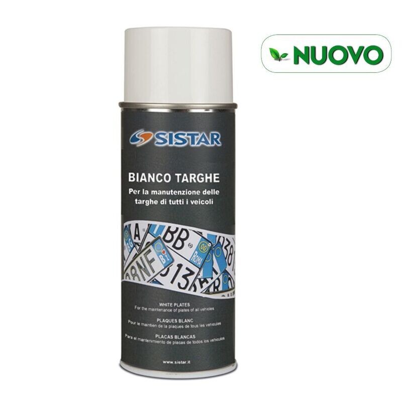 SISTAR Bianco targhe spray