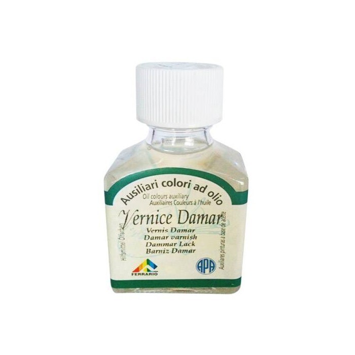 DAMAR lucida opaca ausiliari per colori ad olio e acrilici 250 ML