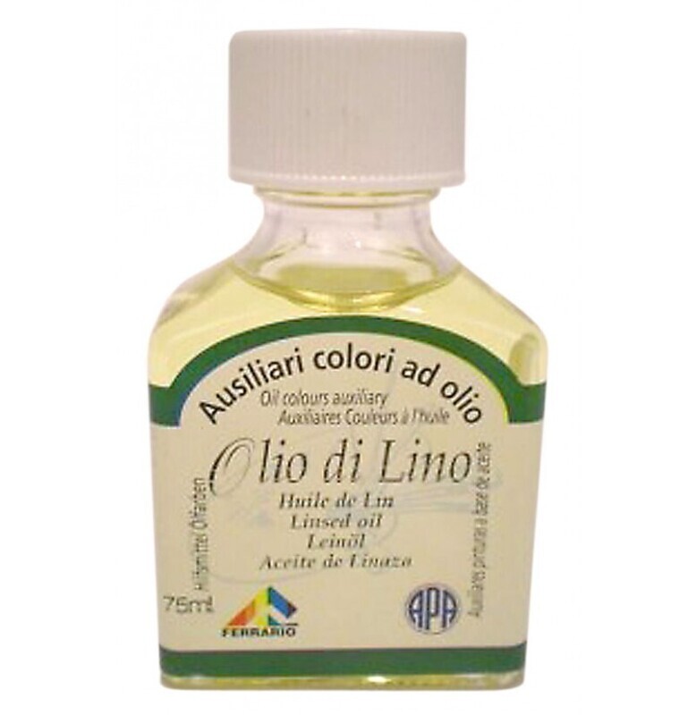 FERRARIO OLIO di LINO ausiliario per diluizione colori a olio