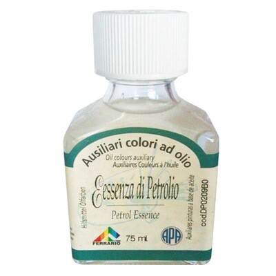 FERRARIO essenza di PETROLIO ausiliario per diluizione di colori ad olio