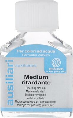 FERRARIO medium ACRILICO RITARDANTE ausiliari colori ACRILICI