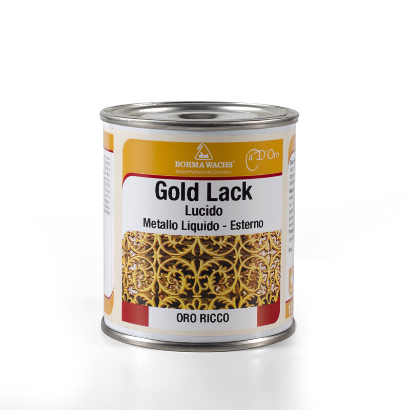 BORMA GOLD LACK per esterno vernice di finitura dorata