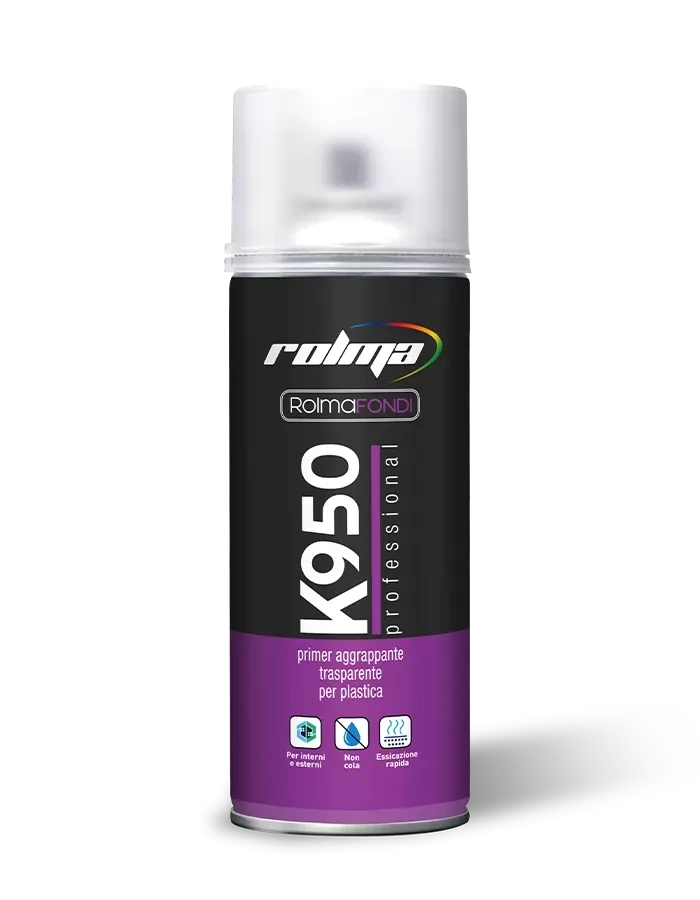 ROLMA K950
Primer aggrappante trasparente per plastica