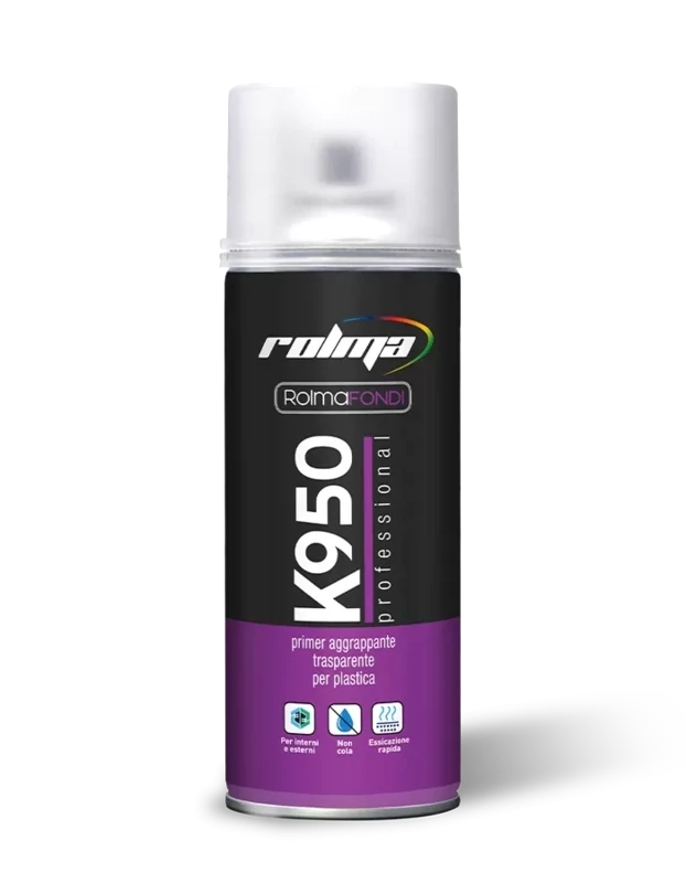 ROLMA K950
Primer aggrappante trasparente per plastica