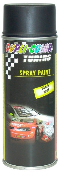 DUPLI COLOR  SPRAY PAINT vernice per carrozzeria  NERO OPACO