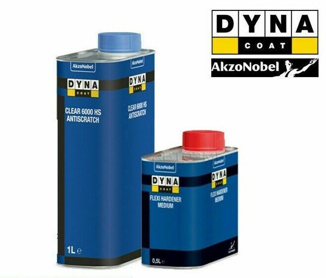 DYNACOAT CLEAR 6000 ANTISCRATCH trasparente 2k + catalizzatore