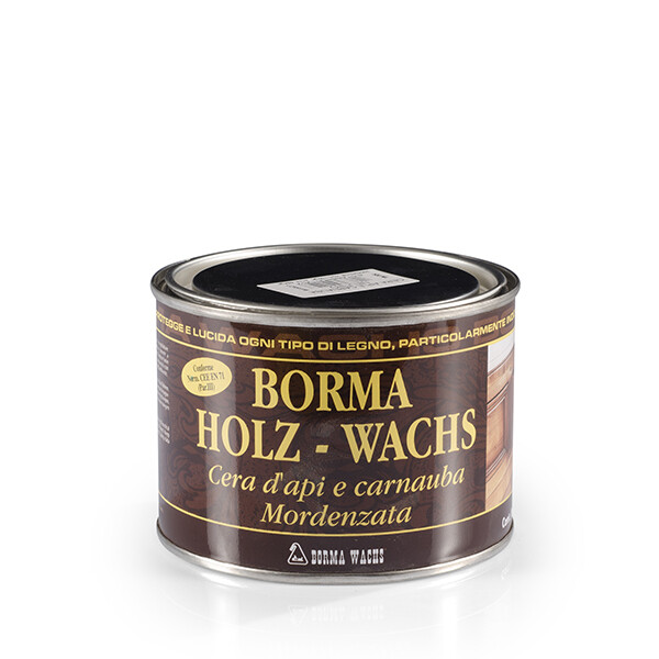 BORMA HOLZWACHS pura cera d'api e carnauba in pasta colorata