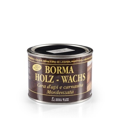 BORMA HOLZWACHS pura cera d'api e carnauba in pasta colorata