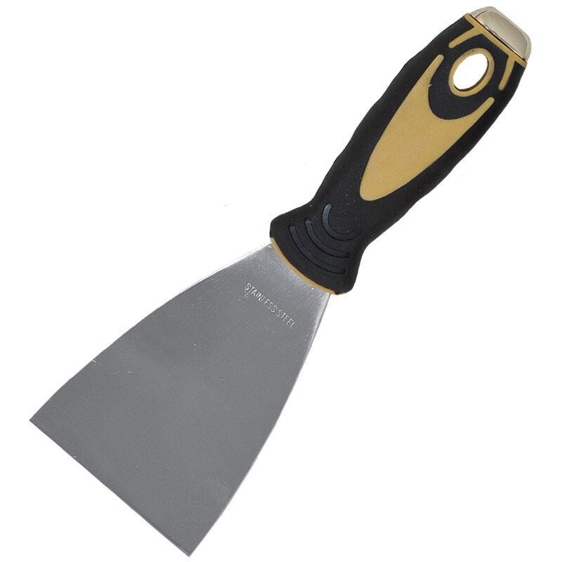 Spatola inox con manico in gomma