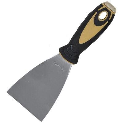 Spatola inox con manico in gomma