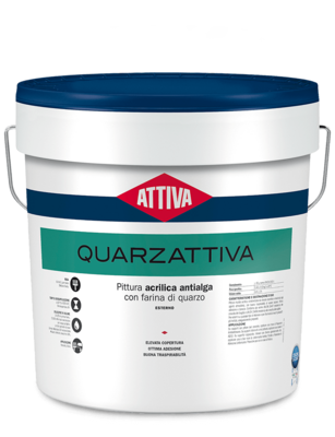 BOERO ATTIVA QUARZATTIVA pittura acrilica antialga con farina di quarzo