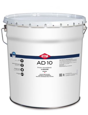 BOERO ATTIVA AD 10 Primer consolidante A SOLVENTE