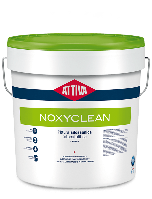 BOERO ATTIVA NOXYCLEAN  pittura silossanica  FOTOCATALITICA