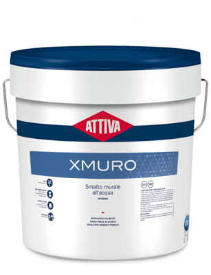 BOERO ATTIVA X MURO OPACO Smalto murale  all’acqua. Prodotto certificato