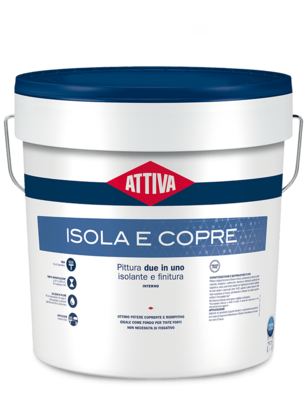 BOERO ATTIVA ISOLA E COPRE Pittura DUE IN UNO isolante e finitura