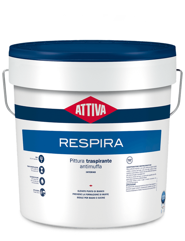 BOERO ATTIVA RESPIRA Pittura TRASPIRANTE antimuffa