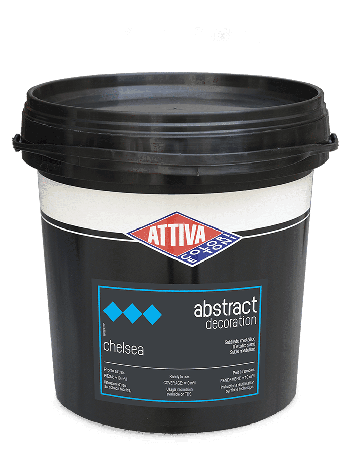 BOERO ATTIVA CHELSEA ARGENTO Finitura decorativa ad effetto METALLESCENTE SABBIATO