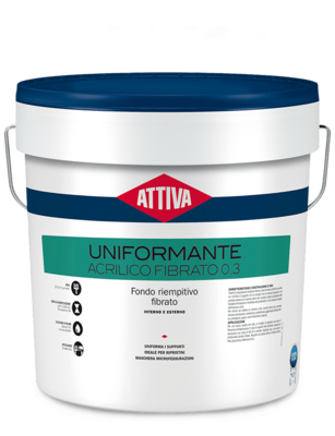 BOERO ATTIVA UNIFORMANTE ACRILICO FIBRATO Fondo riempitivo fibrato a base di resine acriliche