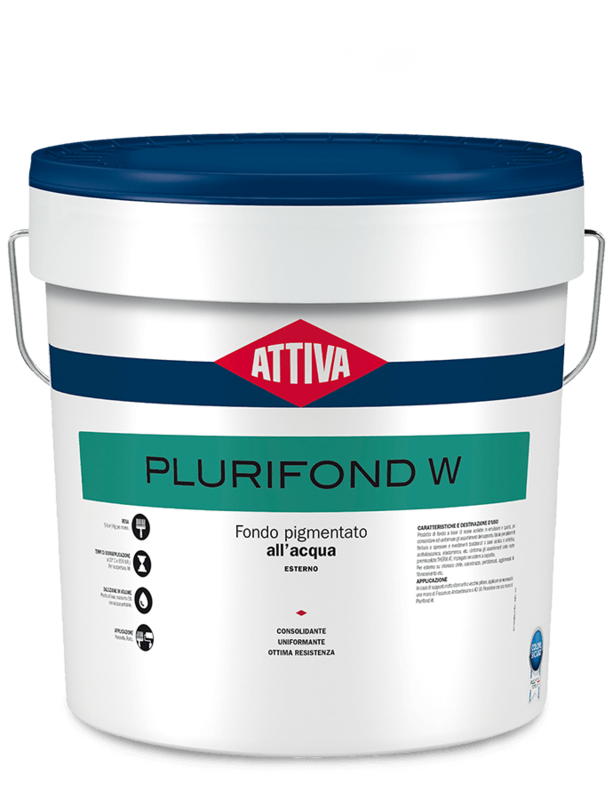 BOERO ATTIVA PLURIFOND W Fondo pigmentato ALL’ACQUA base di resine acriliche in emulsione e quarzi