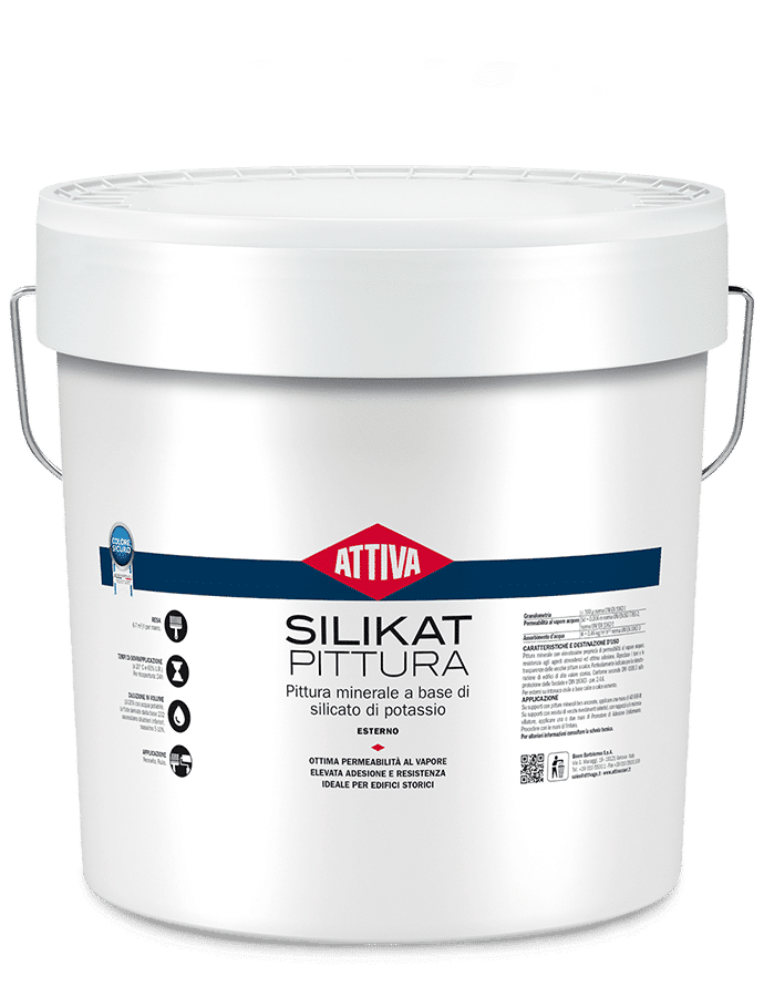 BOERO ATTIVA SILIKAT PITTURA Pittura minerale a base di SILICATO DI POTASSIO
