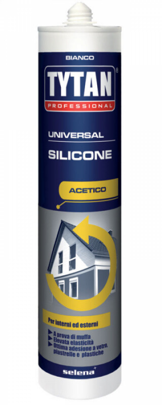 TYTAN SILICONE ACETICO  universale trasparente
