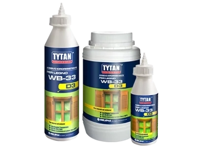 TYTAN WB-33 COLLA VINILICA resistente all'acqua in classe D3 professionale