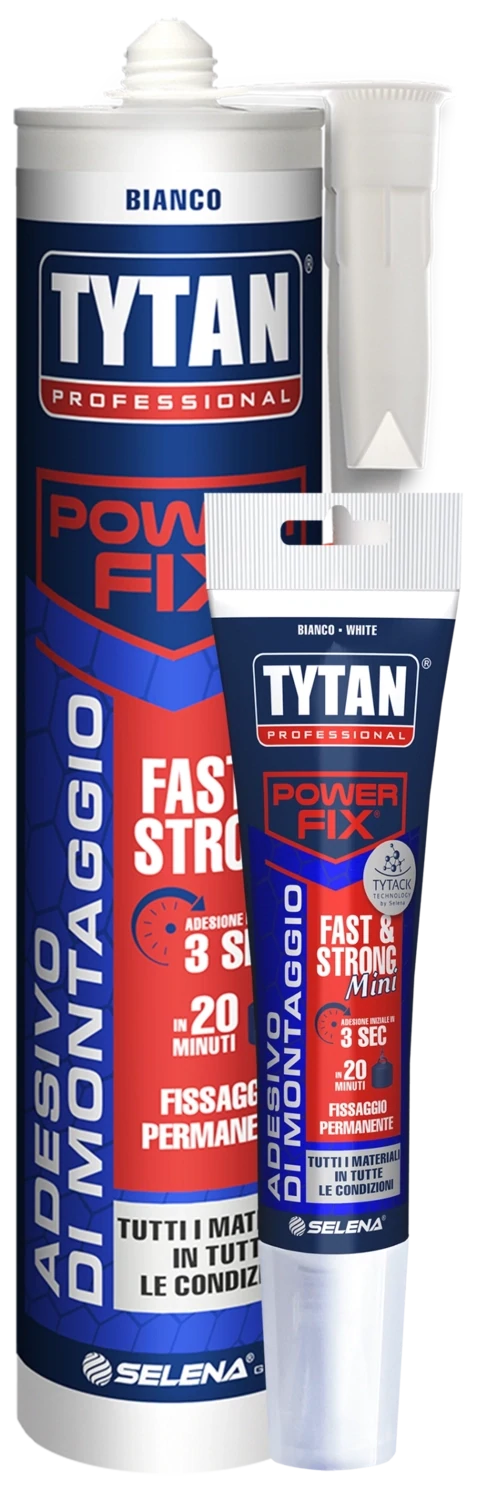 TYTAN FAST & STRONG - POWER FIX adesivo di montaggio professionale a base di polimero MS
