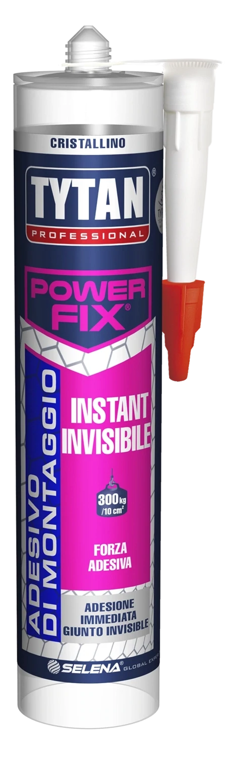 TYTAN INSTANT INVISIBLE- POWER FIX adesivo di montaggio professionale CRISTALLINO