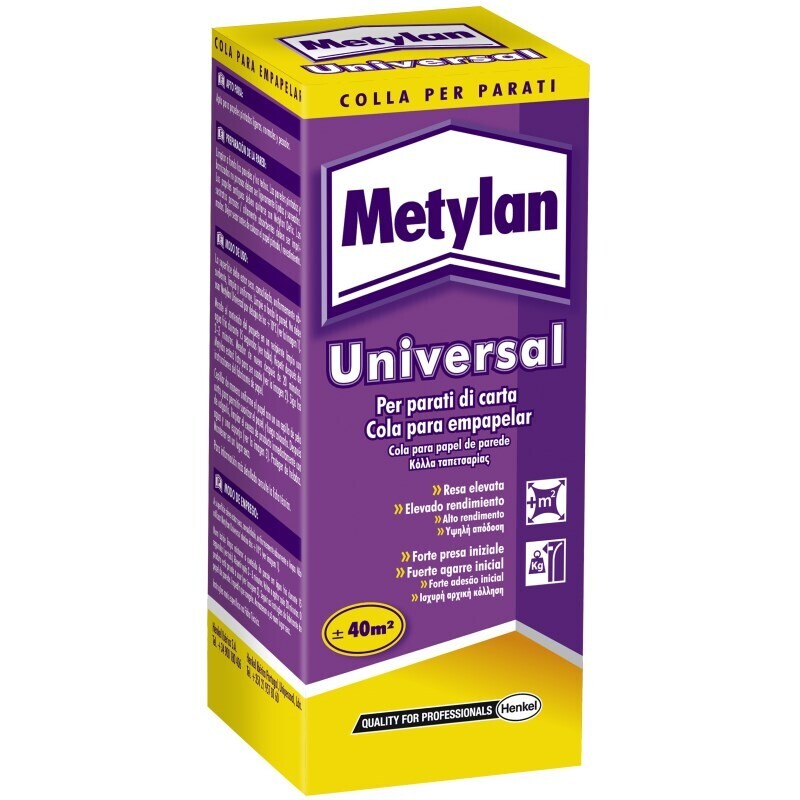 METYLAN UNIVERSAL adesivo in polvere per carta da parati