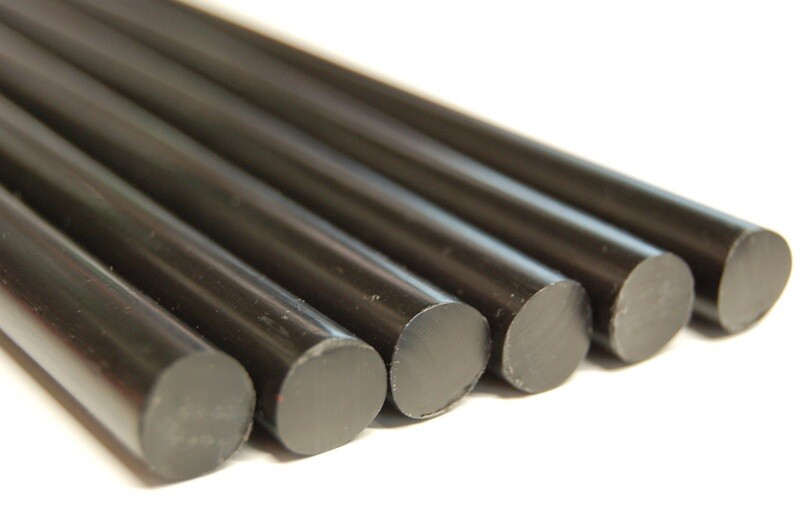 Colla termofusibile nera d 11mm